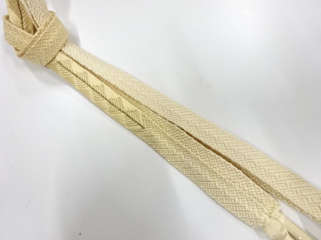 未使用品　正絹　手組帯締め